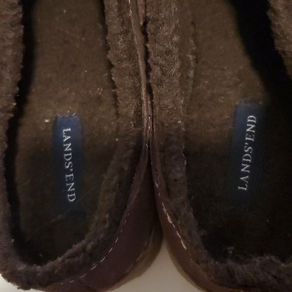 Lands End Chalet Brown Tassel Clog Size 6B - Picture 7 of 8